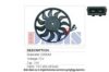 AKS DASIS 701959455A Fan, radiator